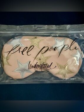 Free People x Understated Leather Pink Starry Eyed Cooling Eye Mask